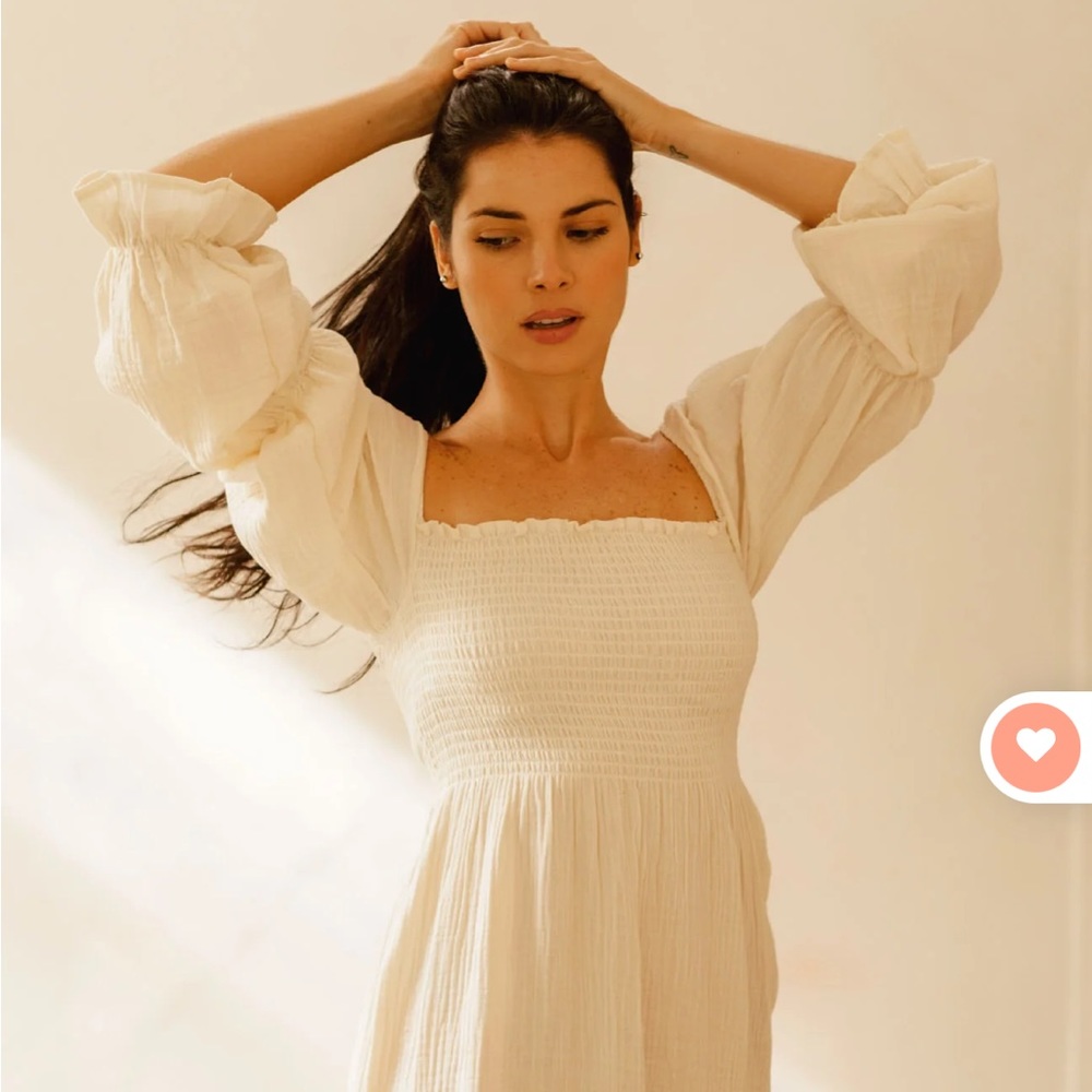 Nothing Fits But - Yuki Dress - Eggshell - size L - worn Twice